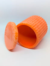 Load image into Gallery viewer, Ribbed Jars - Cream Orange
