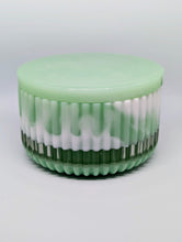 Load image into Gallery viewer, Large Ribbed Jar - Mint Green
