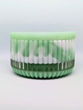 Load image into Gallery viewer, Large Ribbed Jar - Mint Green
