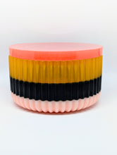 Load image into Gallery viewer, Large Ribbed Jar - Pink/ Orange
