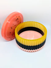 Load image into Gallery viewer, Large Ribbed Jar - Pink/ Orange
